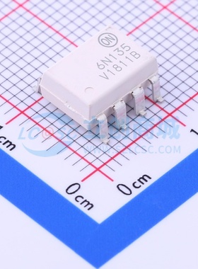 逻辑输出光耦 6N135SDVM SOP-8-2.54mm onsemi(安森美) 原装正品