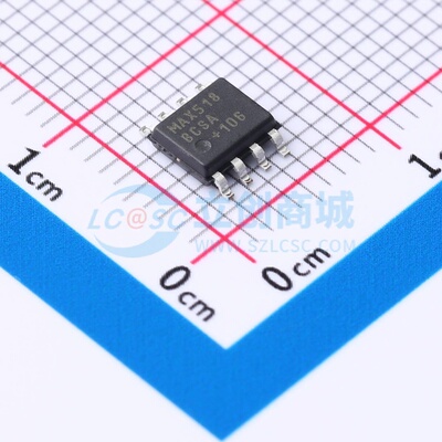 数模转换芯片DAC MAX518BCSA+ SOIC-8 MAXIM(美信) 电子元件配单