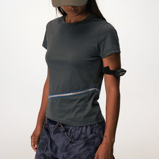 CONP 25SS 轻盈拼接棉感短袖