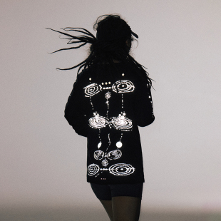 暗黑 宇宙回音羊毛训练T恤 CONP 25AW