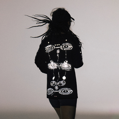 CONP 25AW 宇宙回音羊毛训练T恤 暗黑