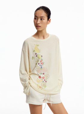 CONP 25SS 水果藤蔓莱赛尔凉感夏季透气薄长袖