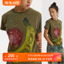 23SS Slim 涂鸦水果修身 T恤 CONP shirt Fruit