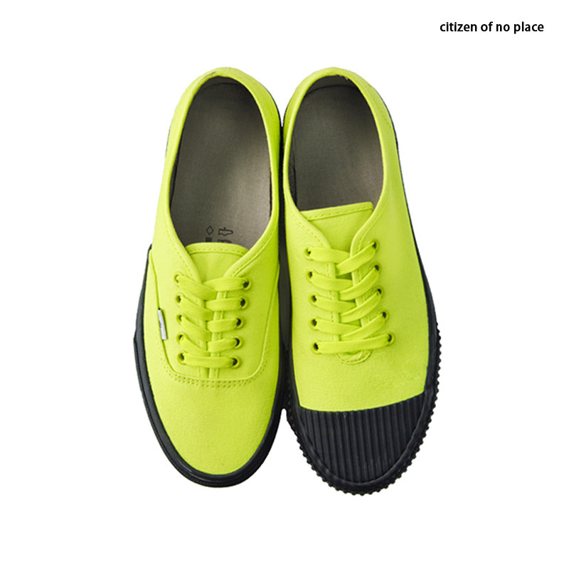 CONP 19SS Contrast Sneakers 不对称帆布鞋 苏五口 贝壳头硫化鞋