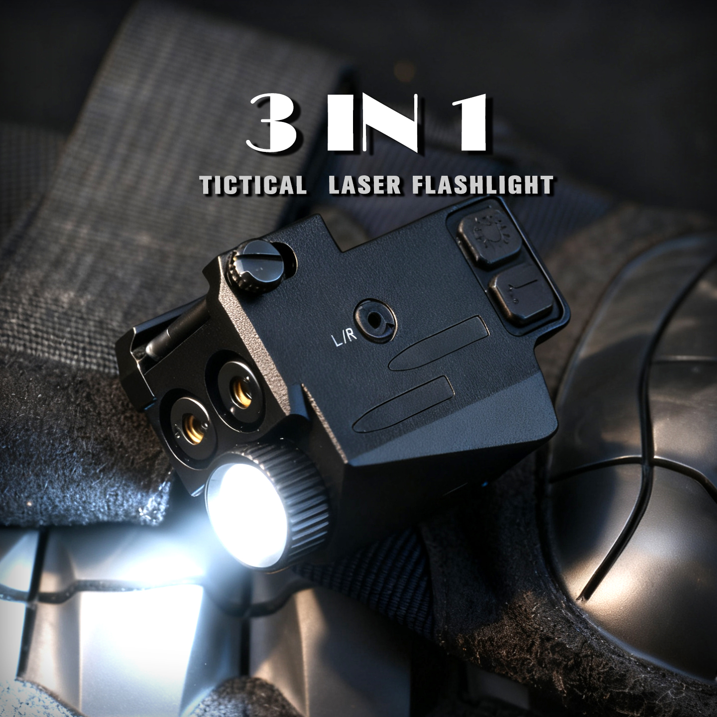 格洛克金属下挂红外激光绿镭射瞄准指示器三合一体强光手电筒配件