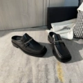 Slippers Matte Black