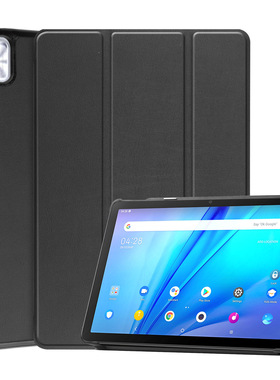 适用于TCL TAB 10s 9080G皮套 2022款三折卡斯特带休眠保护套