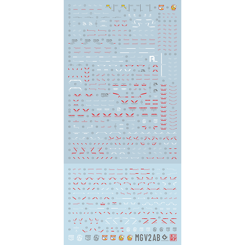 EVOAB装备限定模型荧光贴纸