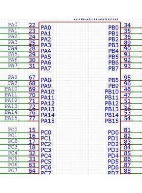 STM32H750VB原理图pcb STM32H7B0VB W25Q64 W25Q128 STM32H750