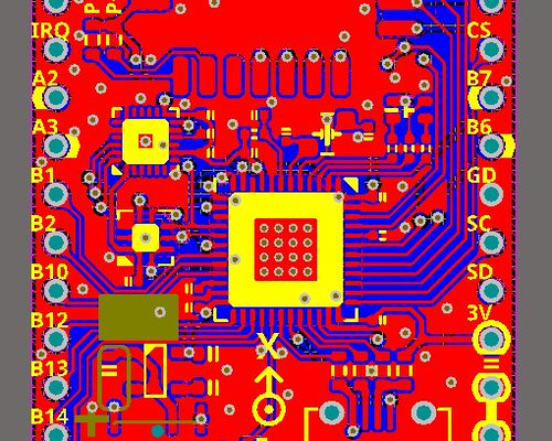 STM32F411开发板原理图PCB 定位模块DWM1000模块 MPU9250 LPS25HB
