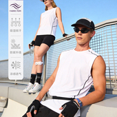 速干无袖 健身背心男女防紫外线吸湿排汗透气运动T恤夏田径训练衣