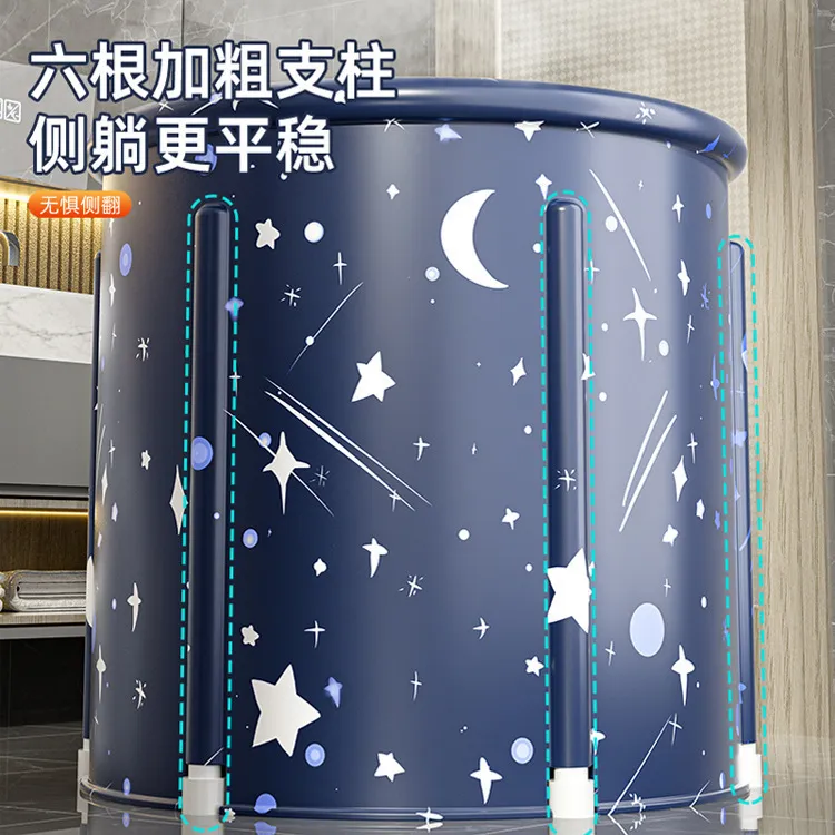 泡澡桶加厚可折叠成人全身沐浴桶大人加热洗澡桶家用儿童浴缸