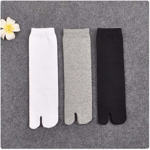 新款日式和风二趾袜两指袜分趾袜男女情侣袜子足袋木屐袜夹脚cos