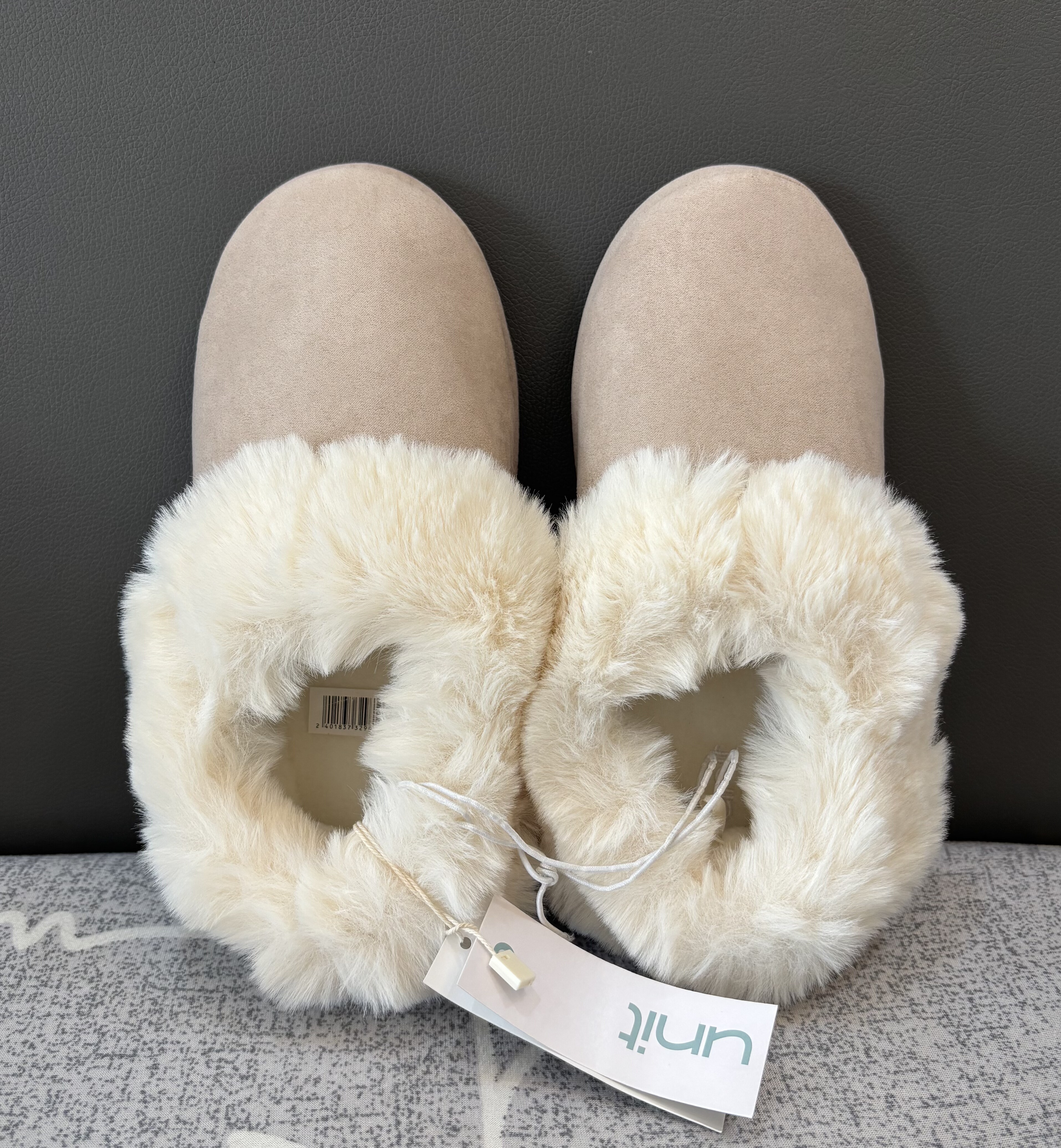 外贸出口原单女士秋冬家居室内保暖居家毛绒拖鞋低筒加绒棉鞋