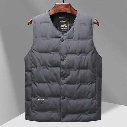 男式羽绒马甲秋冬90白鸭