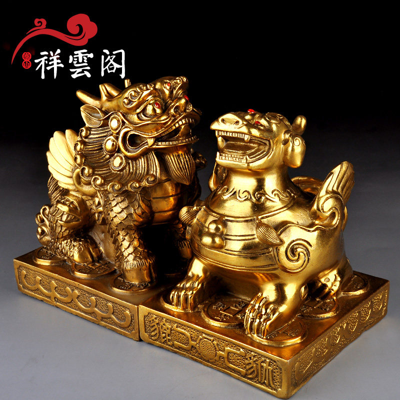 开光铜貔貅摆件