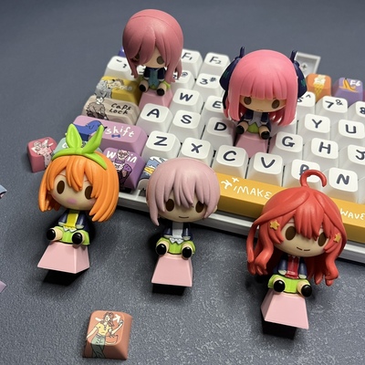 五等分花嫁透光键帽卡通动漫中野一花Esc键十字轴机械键盘键帽