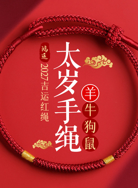 好运绳水逆退散喜乐安康诸事顺利