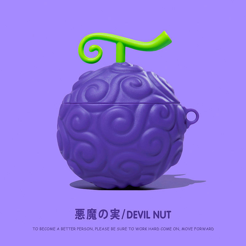 AirPods Pro üçün One Piece rezin meyvəli qoruyucu çexol