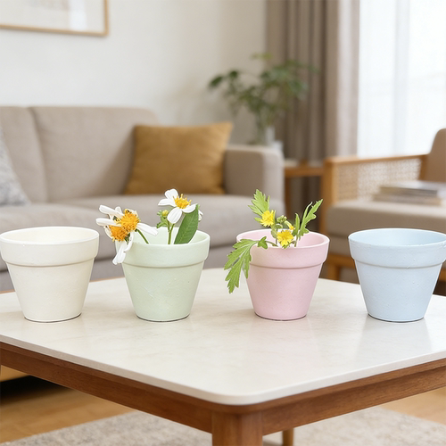 升级版马卡龙彩色花盆简约桌面个性创意多肉绿植物陶瓷花卉花盆