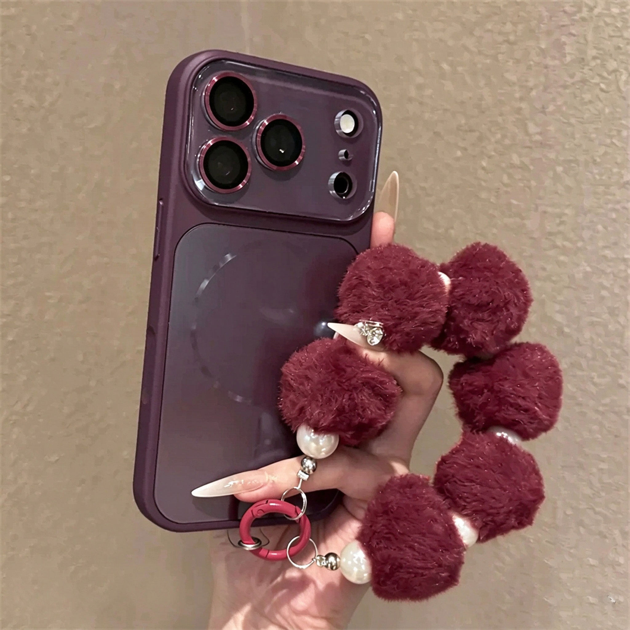 AG磨砂勃艮第红秒变18适用iPhone18promax手机壳磁吸新款苹果17ProMax带镜头膜16PM情侣男女15简约防摔保护套