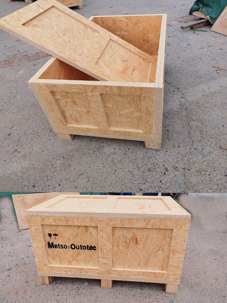 欧松板木箱子定制 osb 零甲醛板材 出口包装箱定制 免熏蒸出口箱
