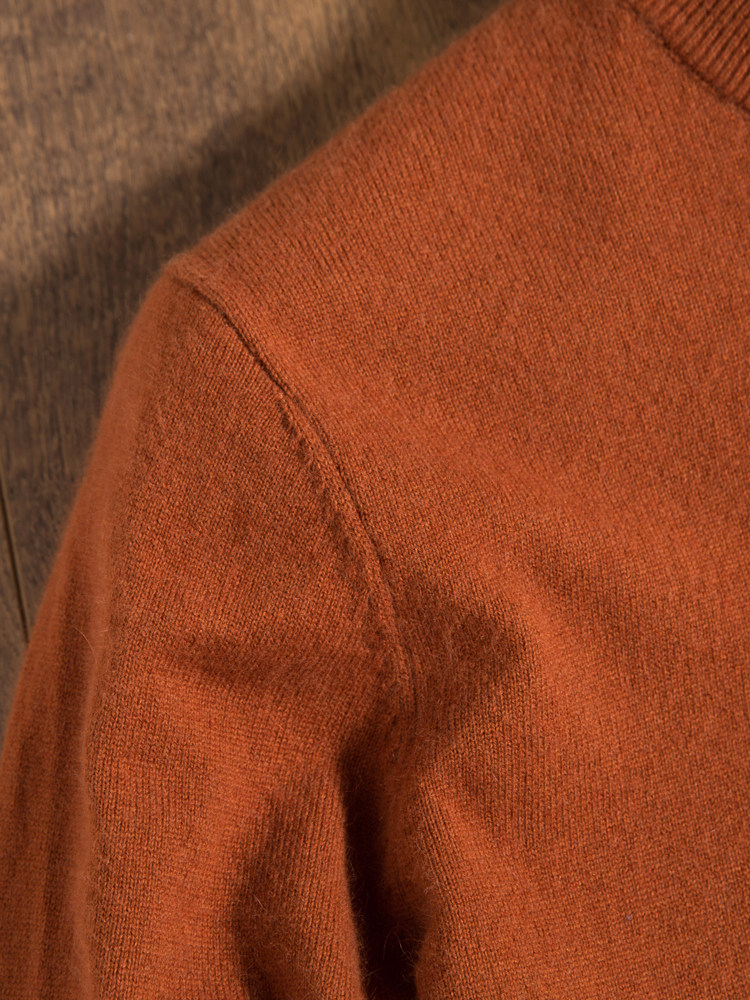 겨울용 남성용 K 문자 자카드 스웨터 컬러 블록 라운드 넥 남성용 느슨한 얇은 자카드 바닥 니트 프리미엄 캐시미어 스웨터