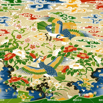 【打样中】复原二创织金补子汉服来料明制补服