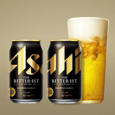 日本进口Asahi朝日The Bitter 1st黑生啤酒超爽快原装生啤酒350ml