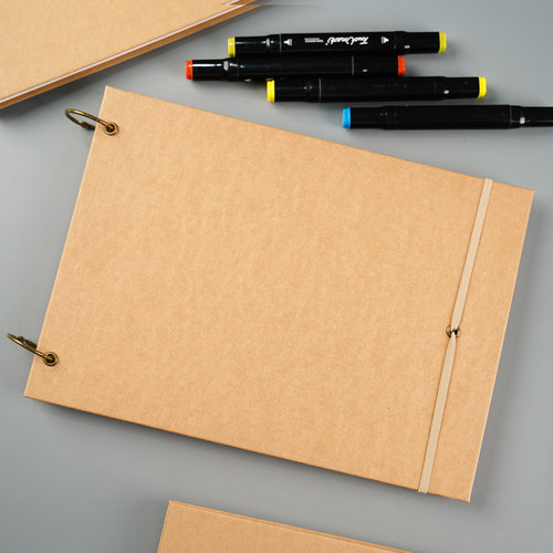 活页马克本可拆卸硬面针管笔绘本