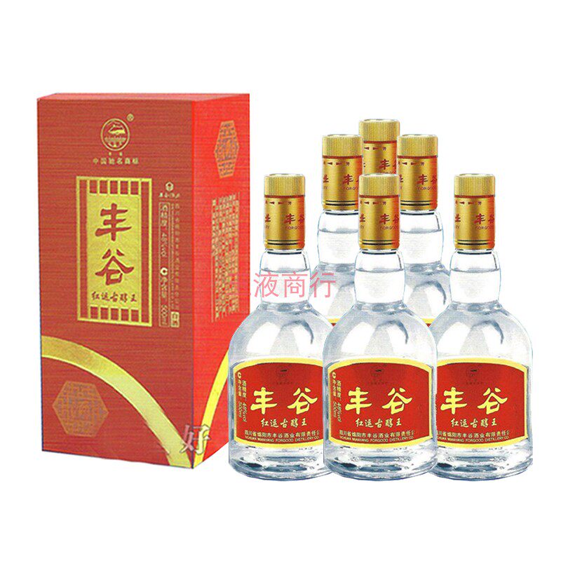 2010年丰谷红运古醇王陈年老酒48度480ml*6瓶整箱特价
