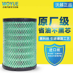 K1825空气滤芯适配新款福田江淮轻卡微卡成都重汽王牌717空滤清器