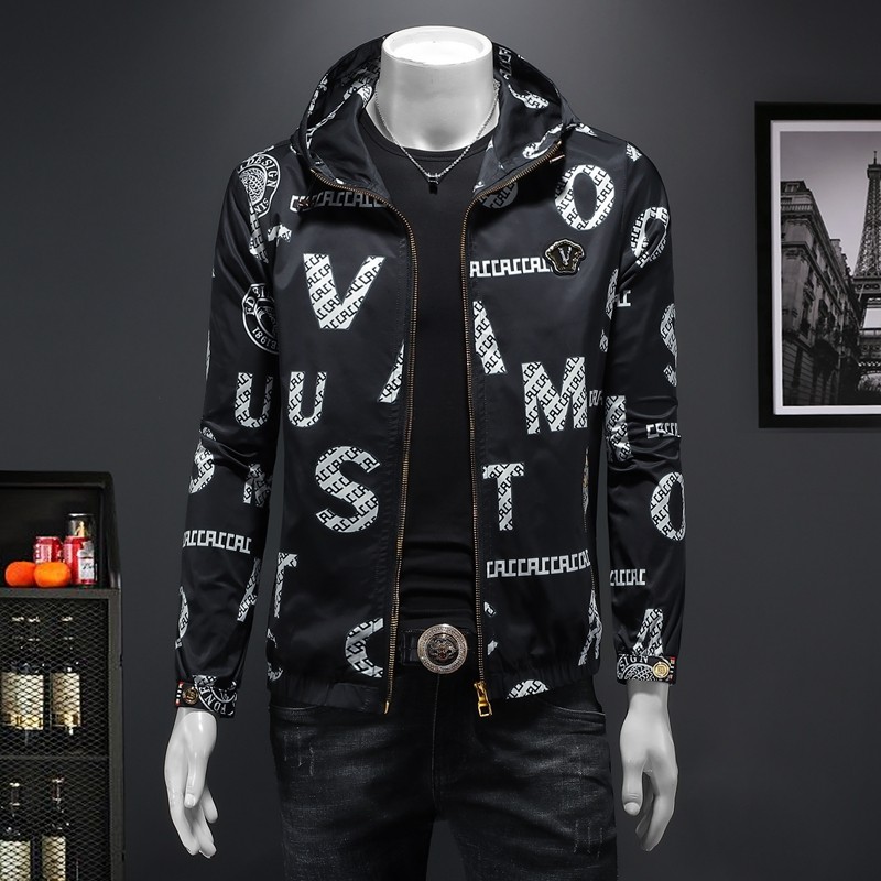 2024年秋冬新款男士连帽款潮男夹克外套；货号2386 P175 假模图,男装,夹克,淘宝优惠券,粉丝福利购,淘宝优惠卷