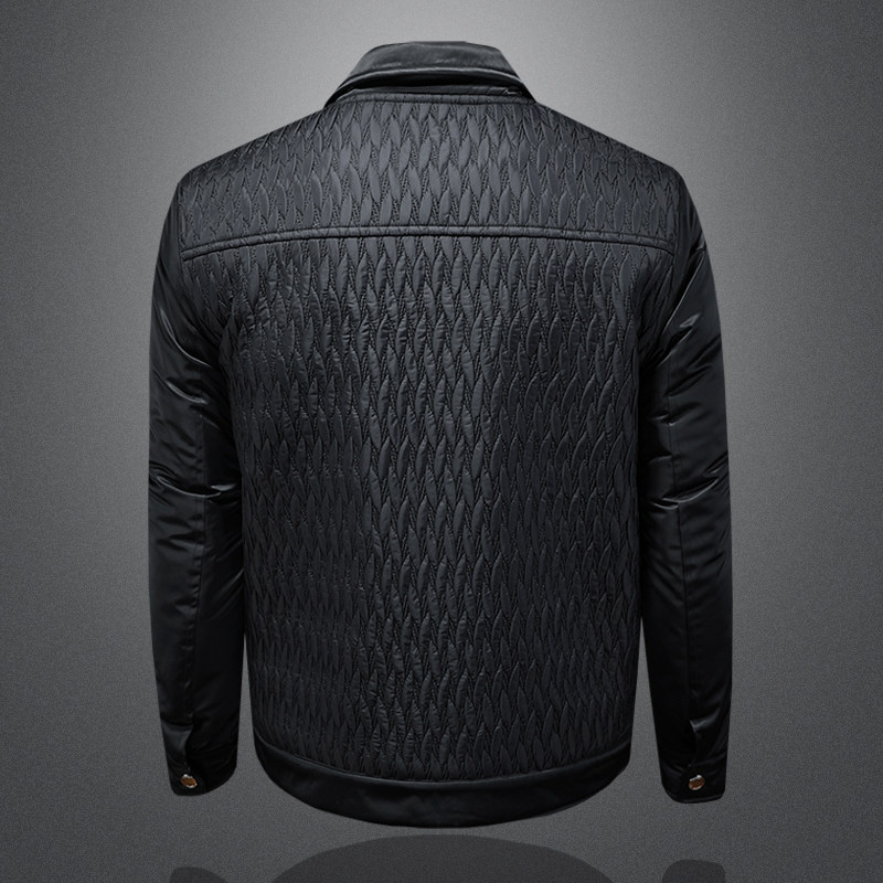 2025年秋冬新款男士翻领加绒加棉棉衣外套.货号9523P215玻璃图,男装棉衣,钱塘6007(原2006)