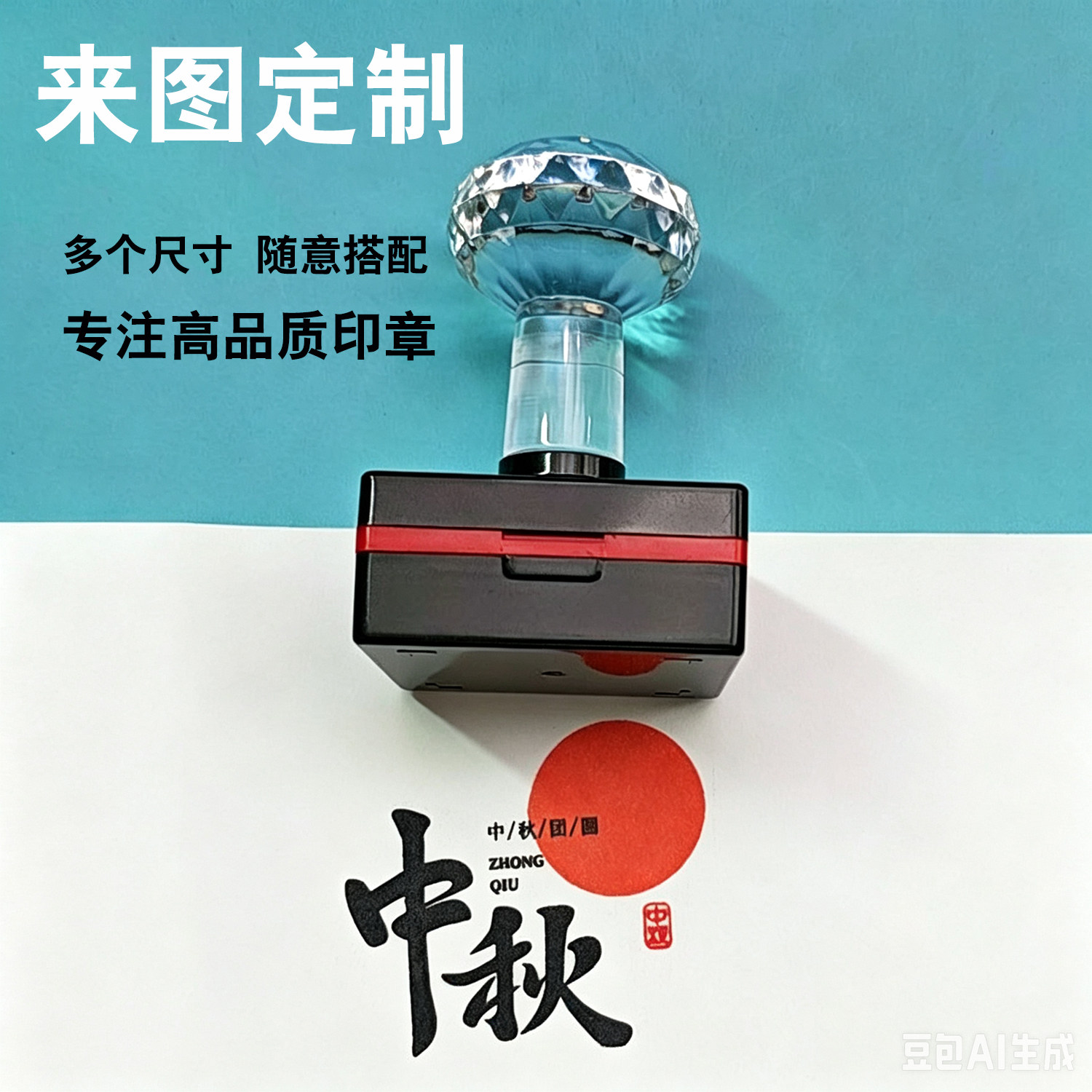 来图定制印章 彩色个性创意风D私章/趣味印章刻制服