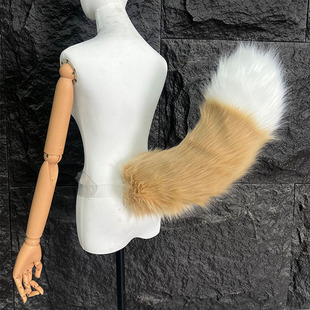 兽装尾巴可动cos兔猫狐狸狼龙狗羊尾巴日系手作二次元漫展道具