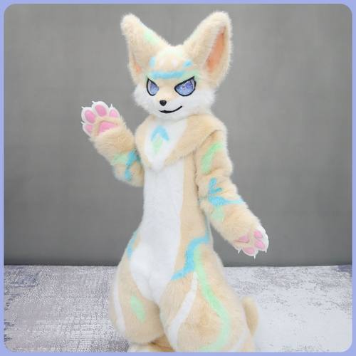可定制小码兽装fursuit穿戴可爱演出漫展福瑞全套兽人装扮cos