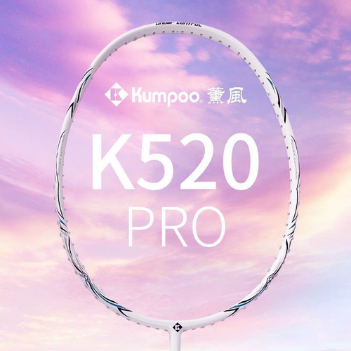 熏风K520pro羽毛球拍全碳素超轻4U大学生训练羽毛球拍单双拍套装