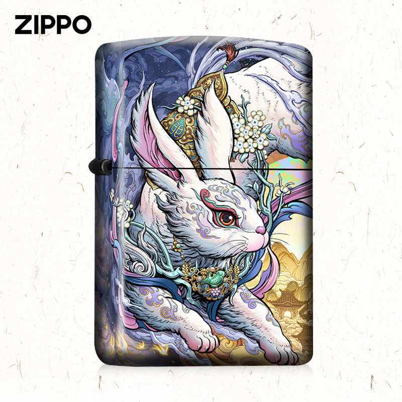 Zippo打火机正版彩印 沈晨十二生肖煤油防风芝宝火机情侣送礼收藏