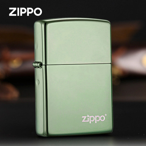 ZIPPO绿冰经典标志变色龙