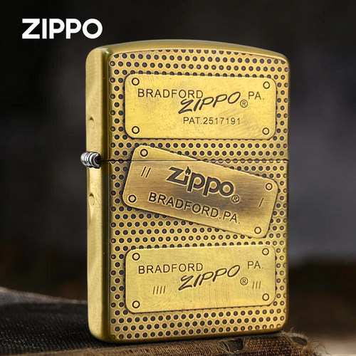 Zippo清风168复古底标经典