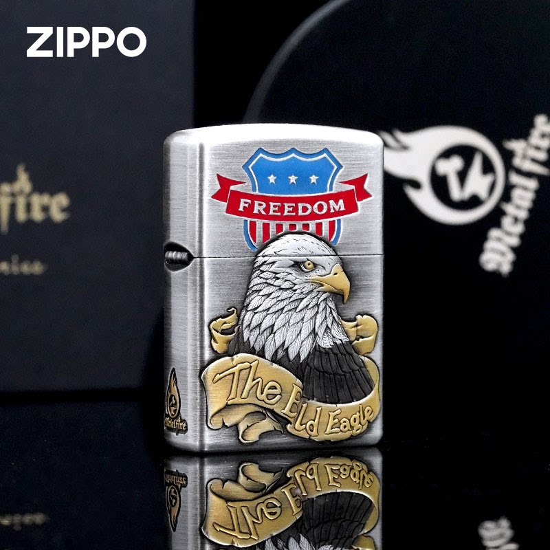 Zippo/之宝千语白头鹰打火机
