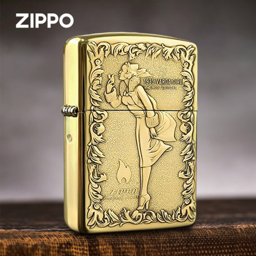 ZIPPO海王唐草风中女郎