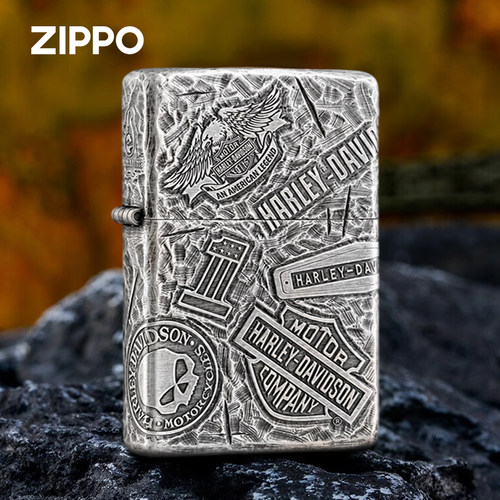 ZIPPO千语1937熏银哈雷十一章