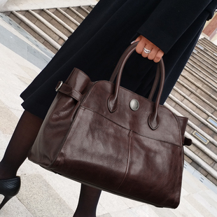 CCAMO包包女款大容量秋冬配大衣的包包日常通勤百搭手提真皮女包