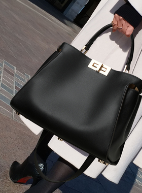 CCAMO包包女式2025新款高级感包包日常通勤百搭大容量真皮单肩包