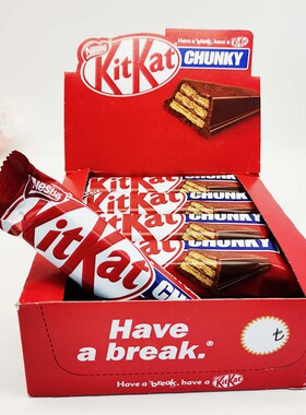 现货10个包邮 KitKat Chunky Chocolate Bars 45g