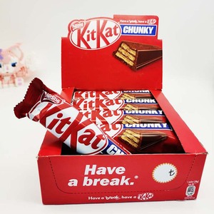 现货10个包邮Nestle KitKat Chunky Chocolate Bars 38g*12pcs