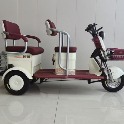 电动休闲三轮车家用三座成人代步车买菜女士接送孩子学生不上牌