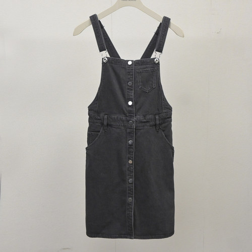 ABLEJEANS牛仔背带裙显瘦宽松